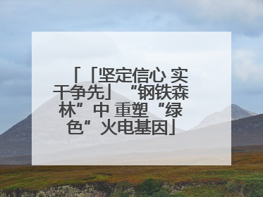 「坚定信心 实干争先」“钢铁森林”中 重塑“绿色”火电基因