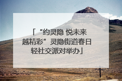 “约灵隐 悦未来 越精彩”灵隐街道春日轻社交派对举办