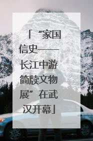 “家国信史——长江中游简牍文物展”在武汉开幕