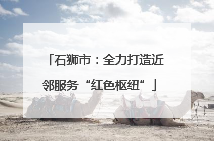 石狮市：全力打造近邻服务“红色枢纽”