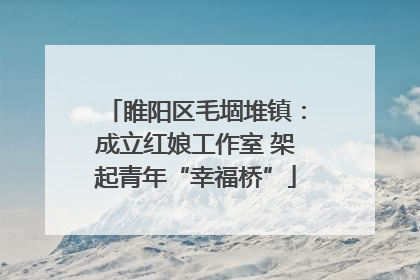 睢阳区毛堌堆镇：成立红娘工作室 架起青年“幸福桥”