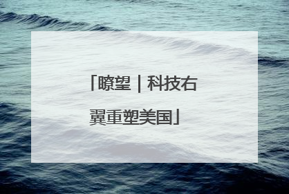 瞭望｜科技右翼重塑美国