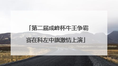 第二届成峰杯牛王争霸赛在科左中旗激情上演