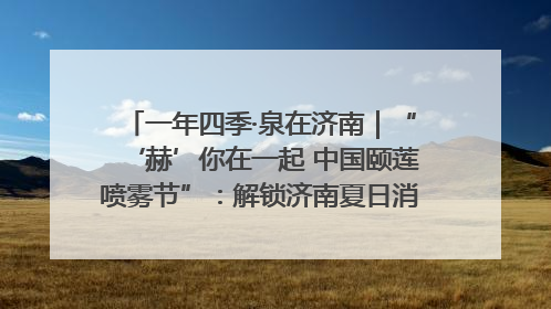 一年四季·泉在济南｜“‘赫’你在一起 中国颐莲喷雾节”：解锁济南夏日消费热潮中的国货新势力