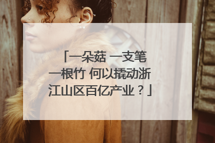 一朵菇 一支笔 一根竹 何以撬动浙江山区百亿产业？