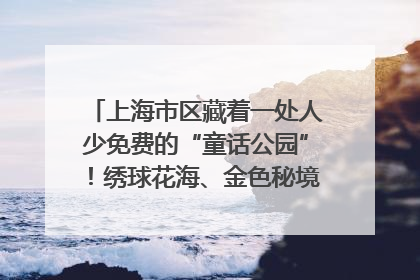 上海市区藏着一处人少免费的“童话公园”！绣球花海、金色秘境……地铁直达→