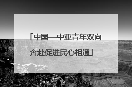 中国—中亚青年双向奔赴促进民心相通