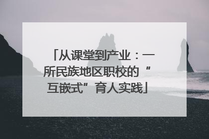 从课堂到产业：一所民族地区职校的“互嵌式”育人实践