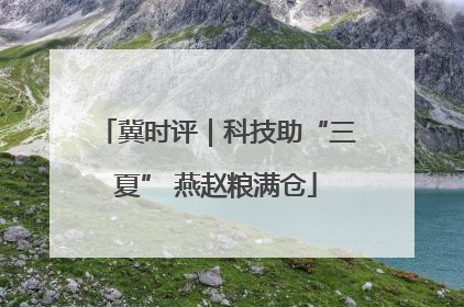 冀时评｜科技助“三夏” 燕赵粮满仓