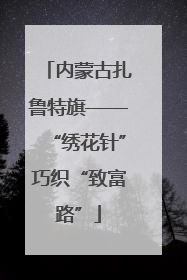 内蒙古扎鲁特旗——“绣花针”巧织“致富路”