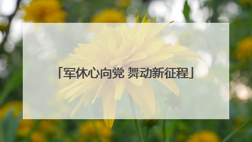 军休心向党 舞动新征程