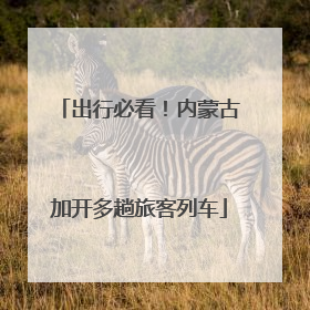 出行必看！内蒙古加开多趟旅客列车
