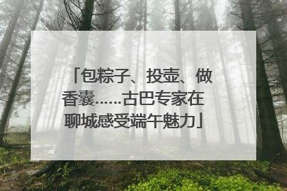包粽子、投壶、做香囊……古巴专家在聊城感受端午魅力