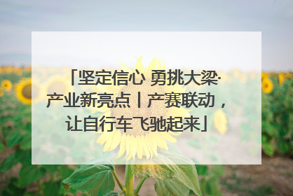 坚定信心 勇挑大梁·产业新亮点丨产赛联动，让自行车飞驰起来