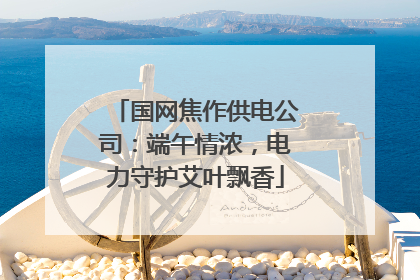 国网焦作供电公司：端午情浓，电力守护艾叶飘香