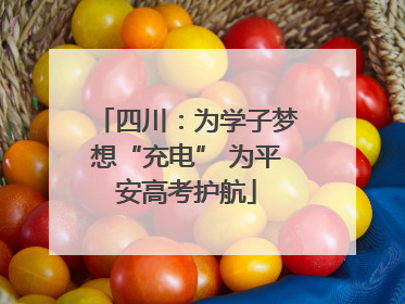 四川：为学子梦想“充电” 为平安高考护航