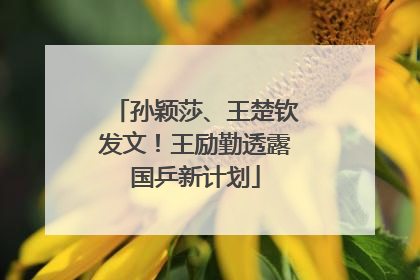 孙颖莎、王楚钦发文！王励勤透露国乒新计划