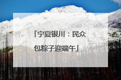 宁夏银川：民众包粽子迎端午