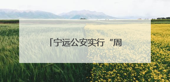 宁远公安实行“周末办证”获点赞