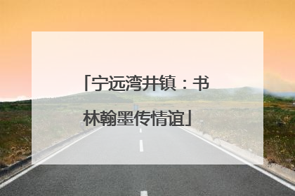 宁远湾井镇：书林翰墨传情谊