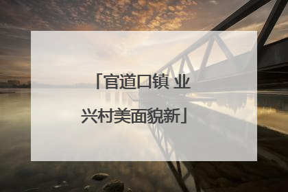 官道口镇 业兴村美面貌新