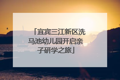 宜宾三江新区洗马池幼儿园开启亲子研学之旅