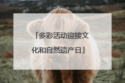 多彩活动迎接文化和自然遗产日