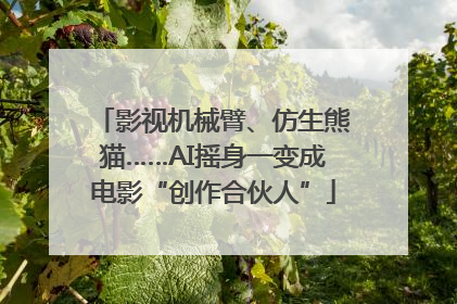 影视机械臂、仿生熊猫……AI摇身一变成电影“创作合伙人”
