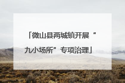 微山县两城镇开展“九小场所”专项治理