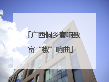 广西侗乡奏响致富“椒”响曲