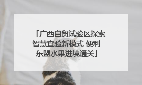 广西自贸试验区探索智慧查验新模式 便利东盟水果进境通关