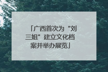 广西首次为“刘三姐”建立文化档案并举办展览