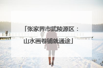 张家界市武陵源区：山水画卷铺就通途