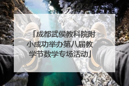 成都武侯教科院附小成功举办第八届教学节数学专场活动
