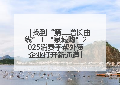 找到“第二增长曲线”！“泉城购”2025消费季帮外贸企业打开新通道