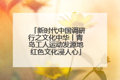 新时代中国调研行之文化中华丨青岛工人运动发源地红色文化浸人心