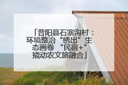 昔阳县石寨沟村：环境整治“绣出”生态画卷 “民宿+”撬动农文旅融合
