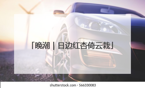 晚潮｜日边红杏倚云栽