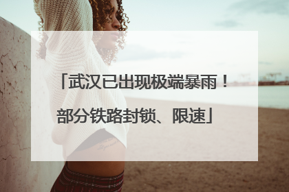 武汉已出现极端暴雨！部分铁路封锁、限速