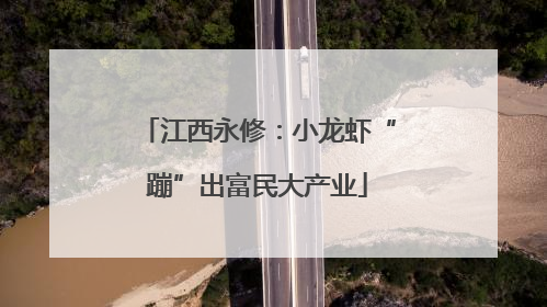 江西永修：小龙虾“蹦”出富民大产业