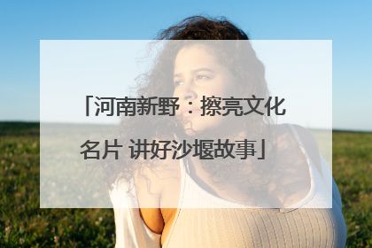 河南新野：擦亮文化名片 讲好沙堰故事