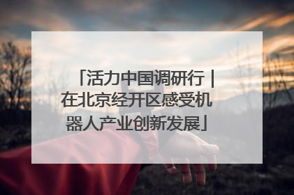 活力中国调研行｜在北京经开区感受机器人产业创新发展