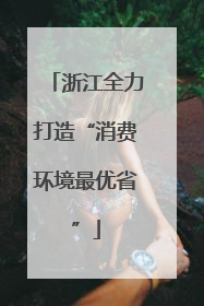 浙江全力打造“消费环境最优省”