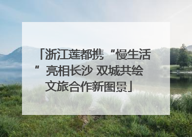 浙江莲都携“慢生活”亮相长沙 双城共绘文旅合作新图景