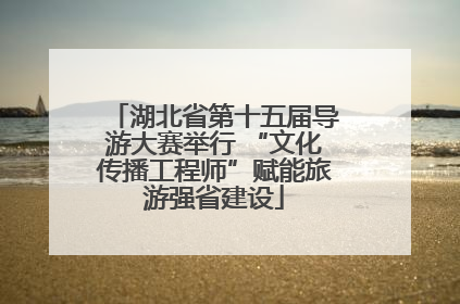湖北省第十五届导游大赛举行 “文化传播工程师”赋能旅游强省建设