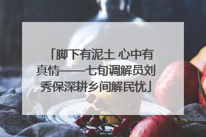脚下有泥土 心中有真情——七旬调解员刘秀保深耕乡间解民忧