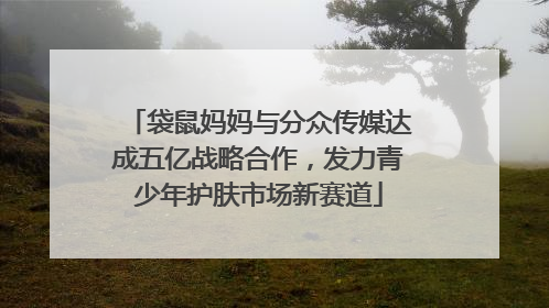 袋鼠妈妈与分众传媒达成五亿战略合作，发力青少年护肤市场新赛道