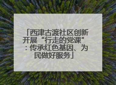 西津古渡社区创新开展“行走的党课”：传承红色基因、为民做好服务