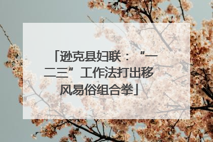 逊克县妇联：“一二三”工作法打出移风易俗组合拳