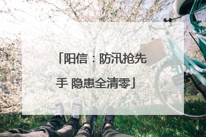 阳信：防汛抢先手 隐患全清零